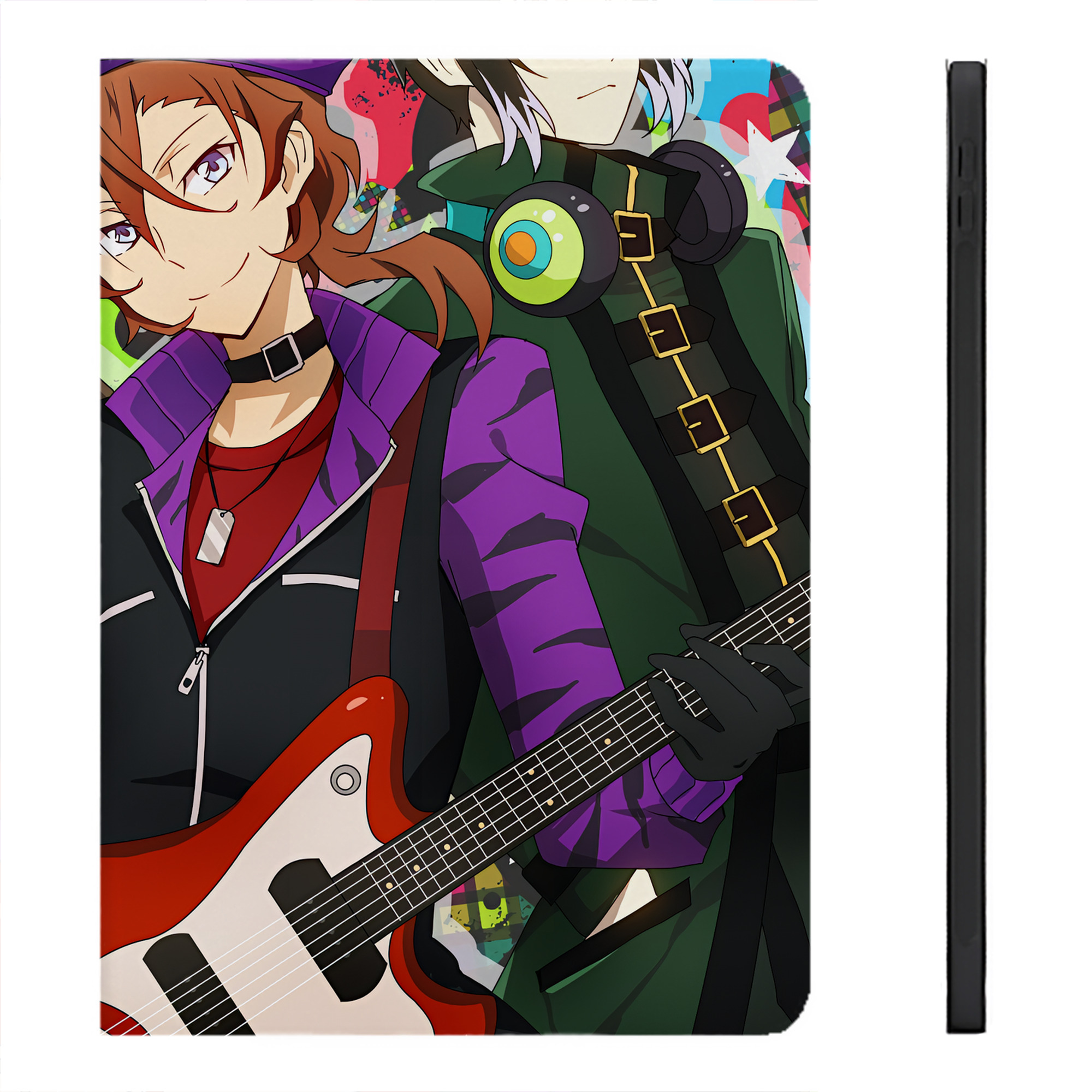 （画像用） 文豪ストレイドッグス Bungo Stray Dogs IPadケース ペンホルダー付き ブックスタイルデザイン